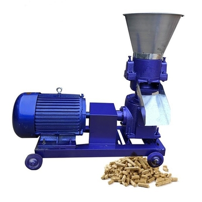 Biomassa Zaagsel Houtpellets Machine Flat Die Rotating Design