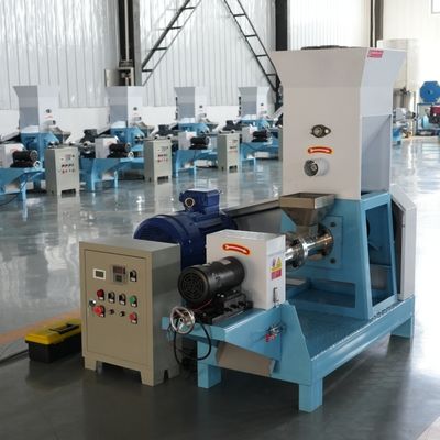 Droge Type Drijvende Visvoer Pellet Extrusie Machine 120-150kg/H