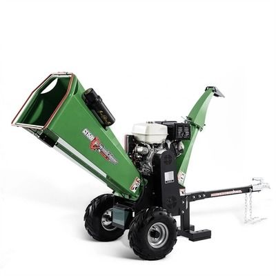 van de het Logboekontvezelmachine van 212cc 76mm Dia Wood Chipper Machine Mobile de Aanzet van de de Machineterugslag