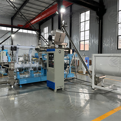 3-4t/u Aquatische Visvoer Productielijn