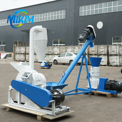 Automatische productielijn voor pallets van landbouwstraw fuel