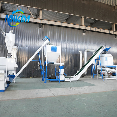 Fully Automatic Farm Feed Pellet Production Line To Improve Breeding Efficiency
