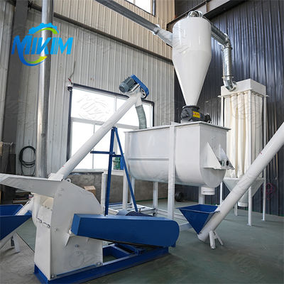 Intelligente, geautomatiseerde, energiebesparende en milieuvriendelijke pluimveevoer pelletproductielijn