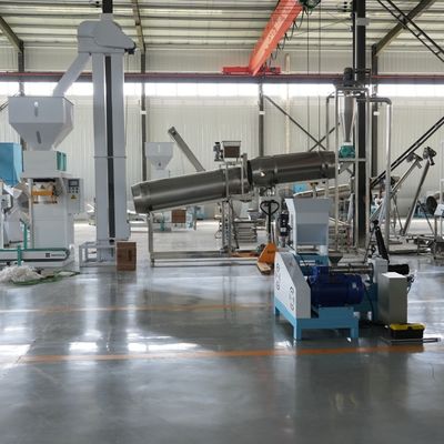 330kg Mini Fish Feed Machine Automatic-Extruder 6mm 4mm van het Vissenvoedsel
