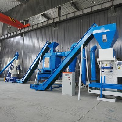 De z.o.z. Gedreven Machine van de Biomassakorrel van Afvalhout en Steenkoolpoeder