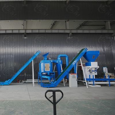 Volledig automatische en efficiënte biomassa stroppellet brandstofproductielijn