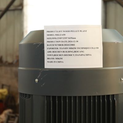 MIKIM-van de de Korrelsmachine 0.2t/H van Biomas van het Gevogeltevoer het Houten Antirust Wearable Staal