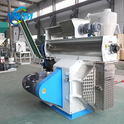 Drijvende visvoerpelletmachine voor het maken van voedsel voor landbouwhuisdieren, meervalgarnalen