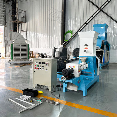 MIKIM 200-300kg/h Floating Fish Feed Pellet Extruder mchine for Farm Use Custom Voltage 22kw Power