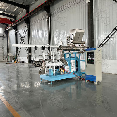 Grote capaciteit 1-4T/H enkelvoudige schroef voor huisdierenvoer extruder drijvende visvoer pelletmachine te koop