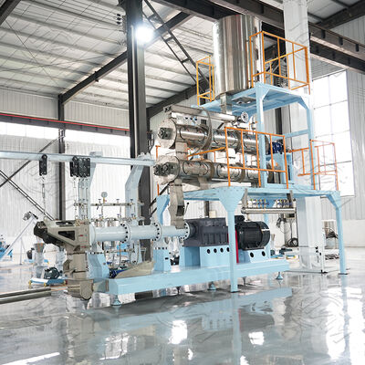 lage prijs Floating Fish Feed Pet Food Feed Wet Twin Screw Extruder Puffing Machine