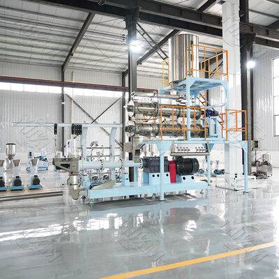 lage prijs Floating Fish Feed Pet Food Feed Wet Twin Screw Extruder Puffing Machine