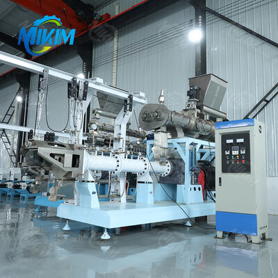 warmverkopen Huisdiervoedselverwerkingsmachine Wet Type Twin Single Screw Dog Food Feed Extruder
