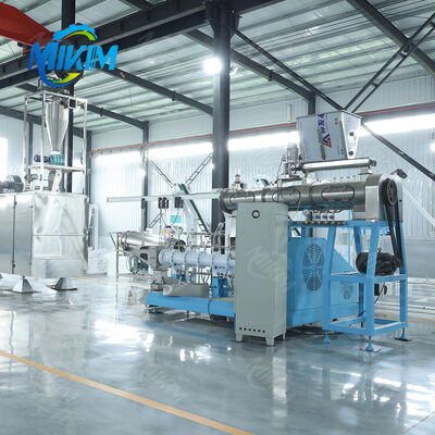 Grote capaciteit 1-4T/H enkelvoudige schroef voor huisdierenvoer extruder drijvende visvoer pelletmachine te koop