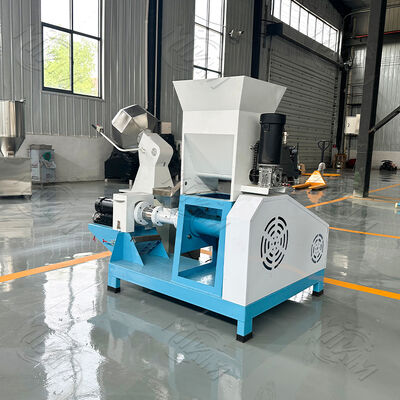 Groothandel Prijs Goedkoop Huishoudelijk 5.5kw Single Screw Fish Feed Pellet Processing Maker Machine Droog type hondenvoer pellet machine te koop