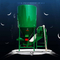 De verticale Landbouwmachine van de Hamermolen met 4pcs-Bladen 800 aan 6000kg/H