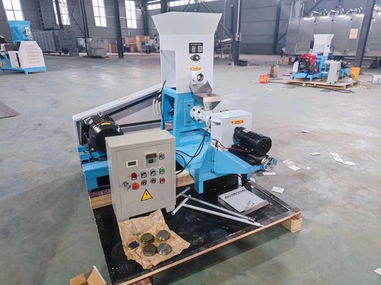 150 aan 120kg/HFish-Extruder van het de Machine de Pneumatische Dierenvoer van de Voerkorrel