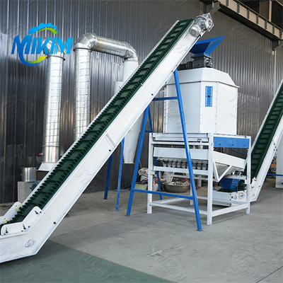 Productielijn voor pluimveevoederpellets, volledig automatische productielijn voor pluimveevoederpellets voor landbouwbedrijven.