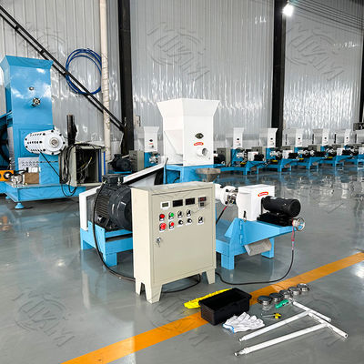 MIKIM 200-500KG/H Output Mini Shrimp Feed Extruder Machine, Small Floating Fish Feed Machine Fish Food Extruder Pellet Making Machine