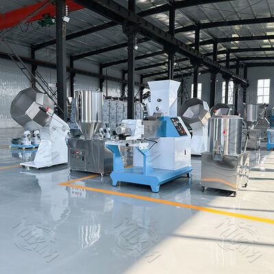 Full Plant Cat and Dog Food Pellet Making Machine for Fish with PLC Core Components Dog Food Production Extruder Line