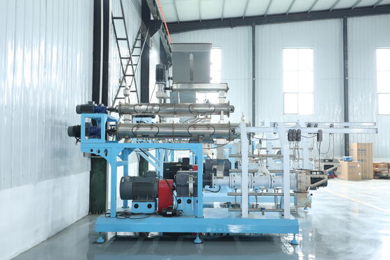 DGP85 Wet type extruder voor hondenvoeding Wet type Twin screw floating fish feed pellet extruder machine voor landbouwgebruik