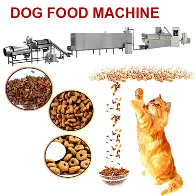 0.6mm 34KW Cat Dog Food Production Line 12.5*0.6*0.8m Hoge snelheid